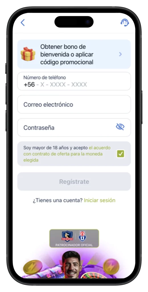 Jugabet Registration App